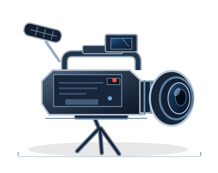 Broadcast camera and live input source